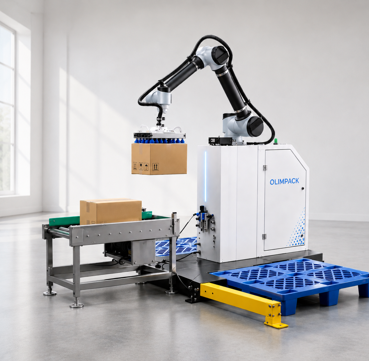 OLİMPACK ENDÜSTRİYEL PALETLEME ROBOTU | PALLETIZER ROBOT  - 2